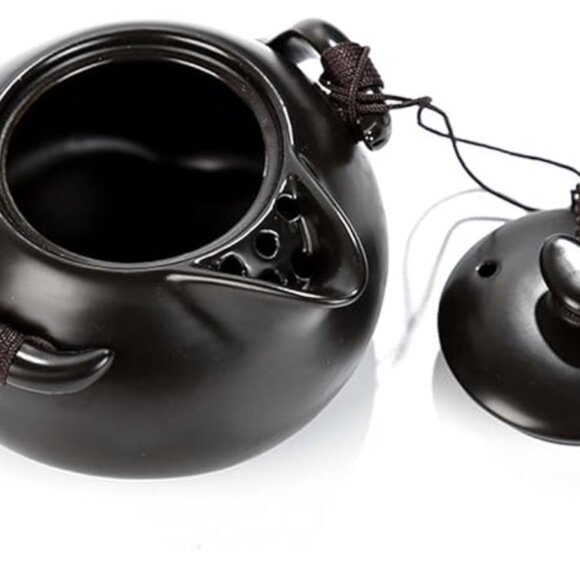 Goodbag Chinese Japanese Tea Set  Porcelain Portable 9 Pieces Bamboo‎ Tea Clip - Picture 8 of 10